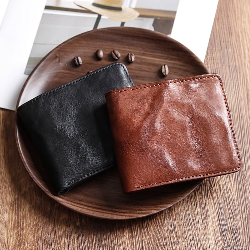 【匠の技】シワ加工二つ折り財布