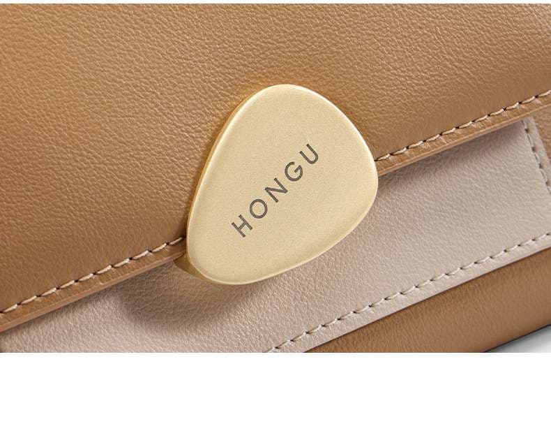 アンニュイデザインの三つ折り革財布