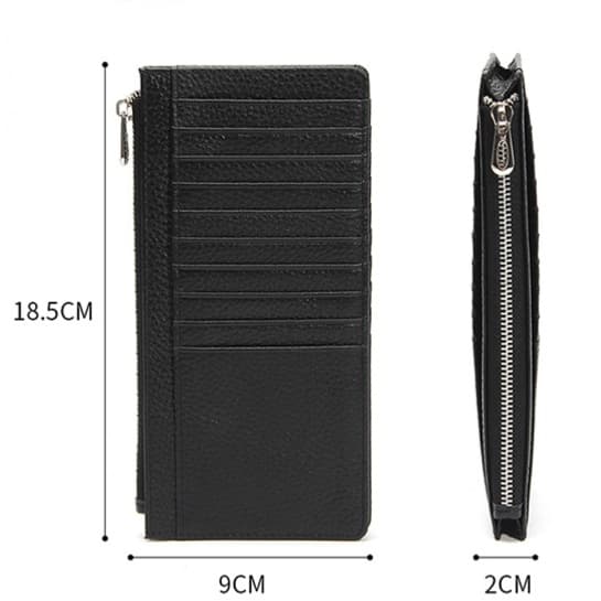 すっきりしたデザインのシンプル長財布